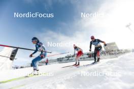 20.01.2024, Oberhof, Germany (GER): Jasmin Kahara (FIN), Desiree Steiner (SUI), Sofie Krehl (GER), (l-r)  - FIS world cup cross-country, mass, Oberhof (GER). www.nordicfocus.com. © Modica/NordicFocus. Every downloaded picture is fee-liable.