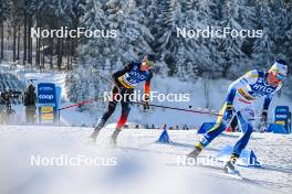 21.01.2024, Oberhof, Germany (GER): Marius Kastner (GER) - FIS world cup cross-country, relay, Oberhof (GER). www.nordicfocus.com. © Authamayou/NordicFocus. Every downloaded picture is fee-liable.