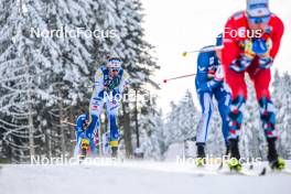 21.01.2024, Oberhof, Germany (GER): Johan Haeggstroem (SWE) - FIS world cup cross-country, relay, Oberhof (GER). www.nordicfocus.com. © Authamayou/NordicFocus. Every downloaded picture is fee-liable.