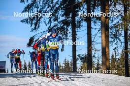 21.01.2024, Oberhof, Germany (GER): Elia Barp (ITA) - FIS world cup cross-country, relay, Oberhof (GER). www.nordicfocus.com. © Authamayou/NordicFocus. Every downloaded picture is fee-liable.