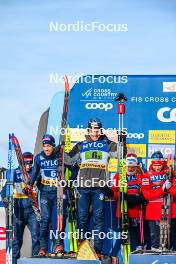 21.01.2024, Oberhof, Germany (GER): Federico Pellegrino (ITA), Elia Barp (ITA), (l-r)  - FIS world cup cross-country, relay, Oberhof (GER). www.nordicfocus.com. © Authamayou/NordicFocus. Every downloaded picture is fee-liable.