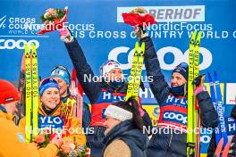 21.01.2024, Oberhof, Germany (GER): Linn Svahn (SWE), Frida Karlsson (SWE), (l-r)  - FIS world cup cross-country, relay, Oberhof (GER). www.nordicfocus.com. © Authamayou/NordicFocus. Every downloaded picture is fee-liable.