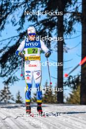 21.01.2024, Oberhof, Germany (GER): Calle Halfvarsson (SWE) - FIS world cup cross-country, relay, Oberhof (GER). www.nordicfocus.com. © Authamayou/NordicFocus. Every downloaded picture is fee-liable.