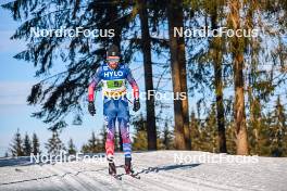 21.01.2024, Oberhof, Germany (GER): Ben Ogden (USA) - FIS world cup cross-country, relay, Oberhof (GER). www.nordicfocus.com. © Authamayou/NordicFocus. Every downloaded picture is fee-liable.