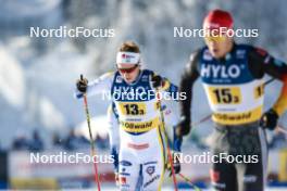 21.01.2024, Oberhof, Germany (GER): Gustaf Berglund (SWE) - FIS world cup cross-country, relay, Oberhof (GER). www.nordicfocus.com. © Modica/NordicFocus. Every downloaded picture is fee-liable.