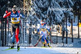 21.01.2024, Oberhof, Germany (GER): Gustaf Berglund (SWE) - FIS world cup cross-country, relay, Oberhof (GER). www.nordicfocus.com. © Authamayou/NordicFocus. Every downloaded picture is fee-liable.