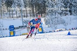 21.01.2024, Oberhof, Germany (GER): Gus Schumacher (USA) - FIS world cup cross-country, relay, Oberhof (GER). www.nordicfocus.com. © Authamayou/NordicFocus. Every downloaded picture is fee-liable.