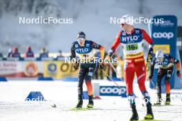 21.01.2024, Oberhof, Germany (GER): Friedrich Moch (GER), Florian Notz (GER), (l-r)  - FIS world cup cross-country, relay, Oberhof (GER). www.nordicfocus.com. © Modica/NordicFocus. Every downloaded picture is fee-liable.