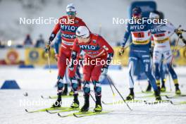 21.01.2024, Oberhof, Germany (GER): Erik Valnes (NOR) - FIS world cup cross-country, relay, Oberhof (GER). www.nordicfocus.com. © Modica/NordicFocus. Every downloaded picture is fee-liable.