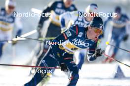21.01.2024, Oberhof, Germany (GER): Mathis Desloges (FRA) - FIS world cup cross-country, relay, Oberhof (GER). www.nordicfocus.com. © Modica/NordicFocus. Every downloaded picture is fee-liable.