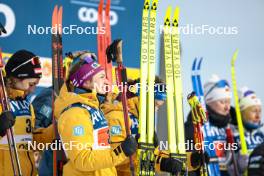 21.01.2024, Oberhof, Germany (GER): Pia Fink (GER), Katherine Sauerbrey (GER), (l-r)  - FIS world cup cross-country, relay, Oberhof (GER). www.nordicfocus.com. © Modica/NordicFocus. Every downloaded picture is fee-liable.