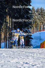 21.01.2024, Oberhof, Germany (GER): Jens Burman (SWE) - FIS world cup cross-country, relay, Oberhof (GER). www.nordicfocus.com. © Authamayou/NordicFocus. Every downloaded picture is fee-liable.