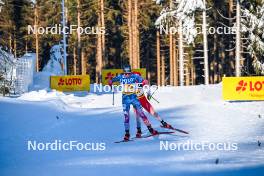 21.01.2024, Oberhof, Germany (GER): Scott Patterson (USA) - FIS world cup cross-country, relay, Oberhof (GER). www.nordicfocus.com. © Authamayou/NordicFocus. Every downloaded picture is fee-liable.