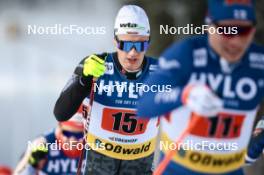21.01.2024, Oberhof, Germany (GER): Jan-Friedrich Doerks (GER) - FIS world cup cross-country, relay, Oberhof (GER). www.nordicfocus.com. © Modica/NordicFocus. Every downloaded picture is fee-liable.