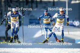 21.01.2024, Oberhof, Germany (GER): Jens Burman (SWE), Gustaf Berglund (SWE), (l-r)  - FIS world cup cross-country, relay, Oberhof (GER). www.nordicfocus.com. © Modica/NordicFocus. Every downloaded picture is fee-liable.