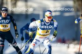 21.01.2024, Oberhof, Germany (GER): Jens Burman (SWE) - FIS world cup cross-country, relay, Oberhof (GER). www.nordicfocus.com. © Modica/NordicFocus. Every downloaded picture is fee-liable.