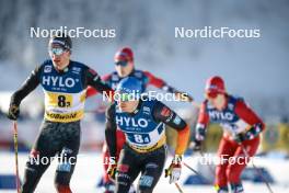 21.01.2024, Oberhof, Germany (GER): Friedrich Moch (GER), Lucas Boegl (GER), (l-r)  - FIS world cup cross-country, relay, Oberhof (GER). www.nordicfocus.com. © Modica/NordicFocus. Every downloaded picture is fee-liable.