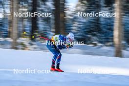 21.01.2024, Oberhof, Germany (GER): Hugo Lapalus (FRA) - FIS world cup cross-country, relay, Oberhof (GER). www.nordicfocus.com. © Authamayou/NordicFocus. Every downloaded picture is fee-liable.
