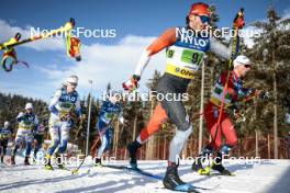 21.01.2024, Oberhof, Germany (GER): Antoine Cyr (CAN), Didrik Toenseth (NOR), (l-r)  - FIS world cup cross-country, relay, Oberhof (GER). www.nordicfocus.com. © Modica/NordicFocus. Every downloaded picture is fee-liable.
