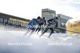 21.01.2024, Oberhof, Germany (GER): Markus Vuorela (FIN), Elia Barp (ITA), (l-r)  - FIS world cup cross-country, relay, Oberhof (GER). www.nordicfocus.com. © Modica/NordicFocus. Every downloaded picture is fee-liable.