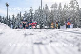 21.01.2024, Oberhof, Germany (GER): Theo Schely (FRA), Martin Loewstroem Nyenget (NOR), (l-r)  - FIS world cup cross-country, relay, Oberhof (GER). www.nordicfocus.com. © Authamayou/NordicFocus. Every downloaded picture is fee-liable.