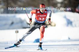 27.01.2024, Goms, Switzerland (SUI): Antoine Cyr (CAN) - FIS world cup cross-country, individual sprint, Goms (SUI). www.nordicfocus.com. © Modica/NordicFocus. Every downloaded picture is fee-liable.