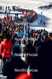 27.01.2024, Goms, Switzerland (SUI): Melissa Gal (FRA), Laura Gimmler (GER), (l-r)  - FIS world cup cross-country, individual sprint, Goms (SUI). www.nordicfocus.com. © Modica/NordicFocus. Every downloaded picture is fee-liable.