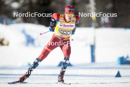27.01.2024, Goms, Switzerland (SUI): Harald Oestberg Amundsen (NOR) - FIS world cup cross-country, individual sprint, Goms (SUI). www.nordicfocus.com. © Modica/NordicFocus. Every downloaded picture is fee-liable.