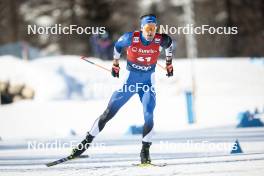 27.01.2024, Goms, Switzerland (SUI): Alvar Johannes Alev (EST) - FIS world cup cross-country, individual sprint, Goms (SUI). www.nordicfocus.com. © Modica/NordicFocus. Every downloaded picture is fee-liable.