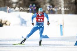 27.01.2024, Goms, Switzerland (SUI): Svyatoslav Matassov (KAZ) - FIS world cup cross-country, individual sprint, Goms (SUI). www.nordicfocus.com. © Modica/NordicFocus. Every downloaded picture is fee-liable.