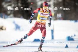 27.01.2024, Goms, Switzerland (SUI): Harald Oestberg Amundsen (NOR) - FIS world cup cross-country, individual sprint, Goms (SUI). www.nordicfocus.com. © Modica/NordicFocus. Every downloaded picture is fee-liable.