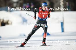 27.01.2024, Goms, Switzerland (SUI): Anian Sossau (GER) - FIS world cup cross-country, individual sprint, Goms (SUI). www.nordicfocus.com. © Modica/NordicFocus. Every downloaded picture is fee-liable.