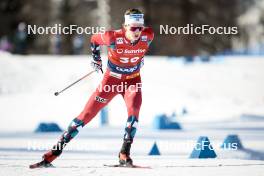 27.01.2024, Goms, Switzerland (SUI): Ansgar Evensen (NOR) - FIS world cup cross-country, individual sprint, Goms (SUI). www.nordicfocus.com. © Modica/NordicFocus. Every downloaded picture is fee-liable.