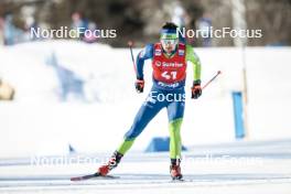 27.01.2024, Goms, Switzerland (SUI): Miha Simenc (SLO) - FIS world cup cross-country, individual sprint, Goms (SUI). www.nordicfocus.com. © Modica/NordicFocus. Every downloaded picture is fee-liable.