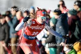 27.01.2024, Goms, Switzerland (SUI): Marina Kaelin (SUI) - FIS world cup cross-country, individual sprint, Goms (SUI). www.nordicfocus.com. © Modica/NordicFocus. Every downloaded picture is fee-liable.