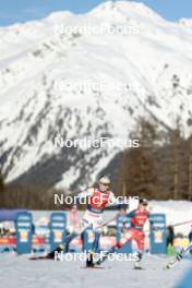 27.01.2024, Goms, Switzerland (SUI): Emma Ribom (SWE), Katerina Janatova (CZE), (l-r)  - FIS world cup cross-country, individual sprint, Goms (SUI). www.nordicfocus.com. © Modica/NordicFocus. Every downloaded picture is fee-liable.