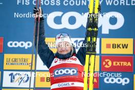 27.01.2024, Goms, Switzerland (SUI): Linn Svahn (SWE) - FIS world cup cross-country, individual sprint, Goms (SUI). www.nordicfocus.com. © Modica/NordicFocus. Every downloaded picture is fee-liable.