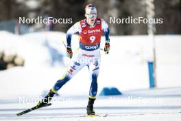 27.01.2024, Goms, Switzerland (SUI): Oskar Svensson (SWE) - FIS world cup cross-country, individual sprint, Goms (SUI). www.nordicfocus.com. © Modica/NordicFocus. Every downloaded picture is fee-liable.