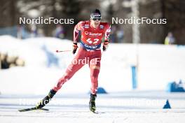 27.01.2024, Goms, Switzerland (SUI): Michael Foettinger (AUT) - FIS world cup cross-country, individual sprint, Goms (SUI). www.nordicfocus.com. © Modica/NordicFocus. Every downloaded picture is fee-liable.