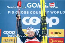 27.01.2024, Goms, Switzerland (SUI): Linn Svahn (SWE) - FIS world cup cross-country, individual sprint, Goms (SUI). www.nordicfocus.com. © Modica/NordicFocus. Every downloaded picture is fee-liable.