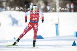 27.01.2024, Goms, Switzerland (SUI): Maciej Starega (POL) - FIS world cup cross-country, individual sprint, Goms (SUI). www.nordicfocus.com. © Modica/NordicFocus. Every downloaded picture is fee-liable.