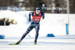 27.01.2024, Goms, Switzerland (SUI): Davide Graz (ITA) - FIS world cup cross-country, individual sprint, Goms (SUI). www.nordicfocus.com. © Modica/NordicFocus. Every downloaded picture is fee-liable.