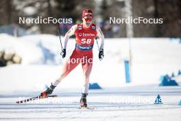 27.01.2024, Goms, Switzerland (SUI): Ilan Pittier (SUI) - FIS world cup cross-country, individual sprint, Goms (SUI). www.nordicfocus.com. © Modica/NordicFocus. Every downloaded picture is fee-liable.