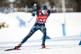 27.01.2024, Goms, Switzerland (SUI): Elia Barp (ITA) - FIS world cup cross-country, individual sprint, Goms (SUI). www.nordicfocus.com. © Modica/NordicFocus. Every downloaded picture is fee-liable.