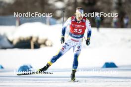 27.01.2024, Goms, Switzerland (SUI): Olof Jonsson (SWE) - FIS world cup cross-country, individual sprint, Goms (SUI). www.nordicfocus.com. © Modica/NordicFocus. Every downloaded picture is fee-liable.