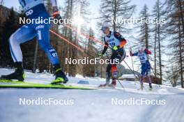 28.01.2024, Goms, Switzerland (SUI): Jan-Friedrich Doerks (GER), Peter Wolter (USA), (l-r)  - FIS world cup cross-country, mass, Goms (SUI). www.nordicfocus.com. © Modica/NordicFocus. Every downloaded picture is fee-liable.