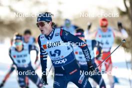 28.01.2024, Goms, Switzerland (SUI): Mathis Desloges (FRA) - FIS world cup cross-country, mass, Goms (SUI). www.nordicfocus.com. © Modica/NordicFocus. Every downloaded picture is fee-liable.