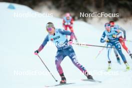 28.01.2024, Goms, Switzerland (SUI): Rosie Brennan (USA) - FIS world cup cross-country, mass, Goms (SUI). www.nordicfocus.com. © Modica/NordicFocus. Every downloaded picture is fee-liable.