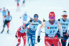 28.01.2024, Goms, Switzerland (SUI): Kerttu Niskanen (FIN) - FIS world cup cross-country, mass, Goms (SUI). www.nordicfocus.com. © Modica/NordicFocus. Every downloaded picture is fee-liable.