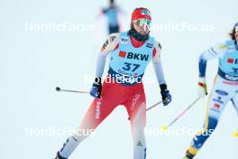 28.01.2024, Goms, Switzerland (SUI): Marina Kaelin (SUI) - FIS world cup cross-country, mass, Goms (SUI). www.nordicfocus.com. © Modica/NordicFocus. Every downloaded picture is fee-liable.
